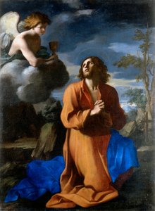 Cristo en el huerto de los olivos. Obra de Giovanni Domenico Cerrini
